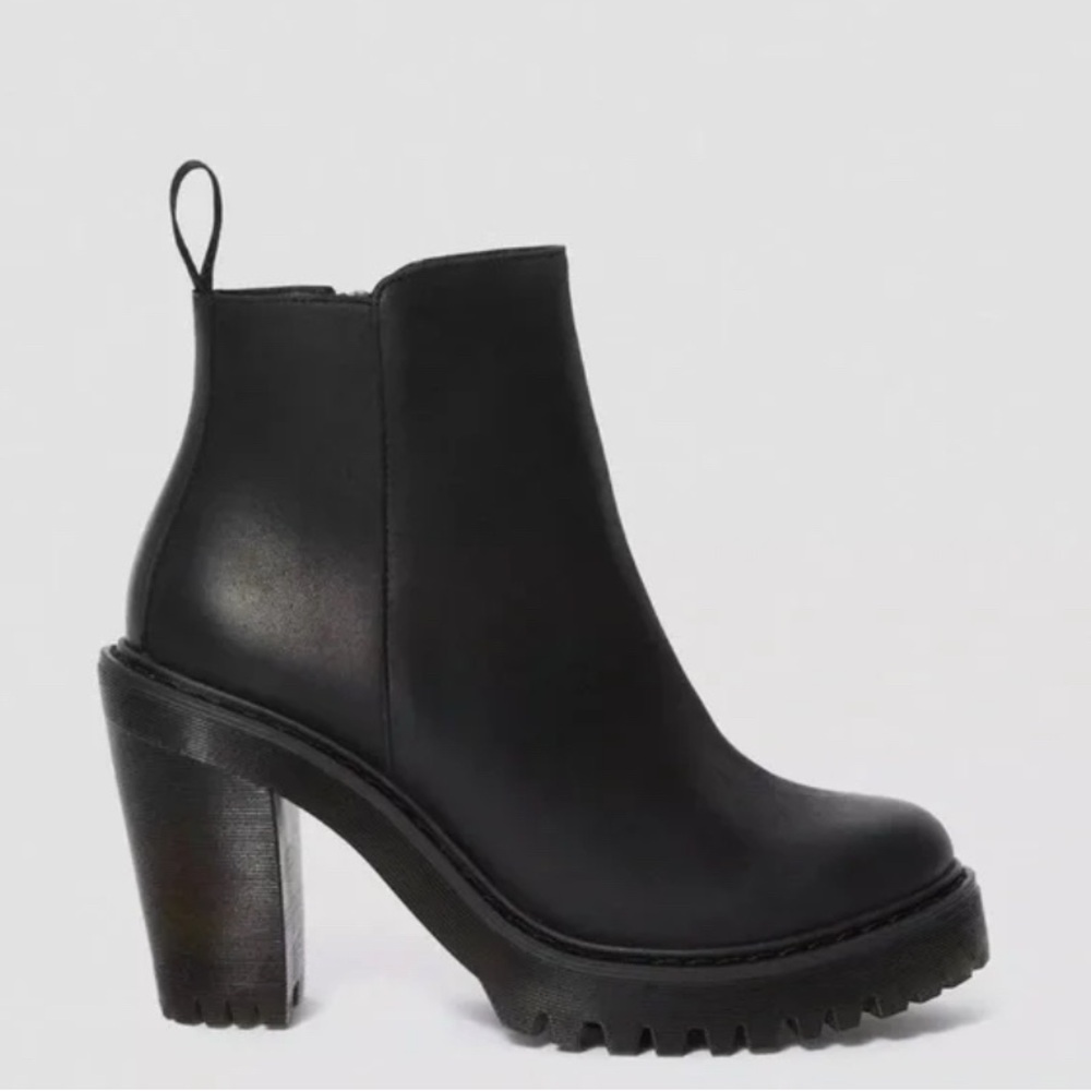 Dr. Martens Black Heeled Boots